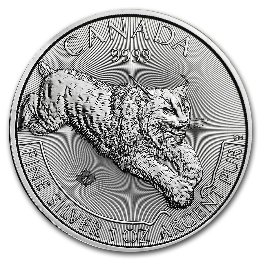 Canada Wildlife Lynx 2017 1 ounce silver
